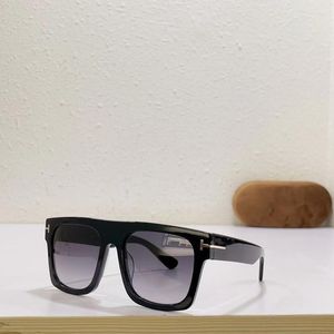 Sonnenbrille 2023 Vintage quadratische Sonnenbrille – polarisierte Acetat-Rahmen für Damen und Herren, TF0711 Tom Sonnenbrille zum Fahren mit Etui im Lieferumfang enthalten
