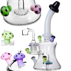 Toro Glass Perc Honeycomb Glass Bong Hookahs Blue Bubbler Water Rures Mindy Olejki z miską Bongs Percolator Rig Rig