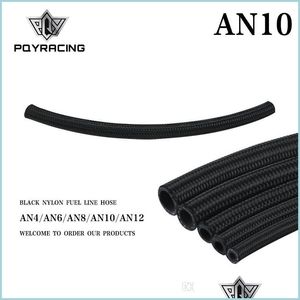 Fittings PQY - 10 Bir Pros Lite Siyah Naylon Yarış Hortumu Akaryakıt Yağı Hattı 350 PSI 0. PQY7314-1 DRAP TESLİMİ 2022 Mobiller Motosikletler Parça DHQXT