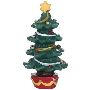 Decorações de Natal Árvore Aquário Decoração Resina Ornamento para Decoração de Desktop Craft Tanque de Decoração