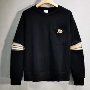 4xl 5xl burb hoodie mens tröja designer tröja tb broderi långärmad tshirt män kvinnor tröjor bomull pullover kappa jacka