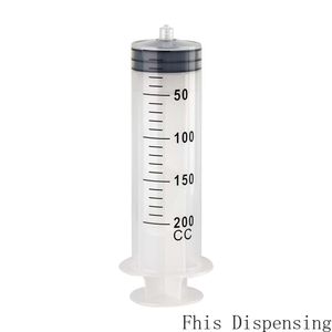 200ml Luer Lock Large Capacity Injector Labs Measuring Liquid Refilling Flusher Syringe