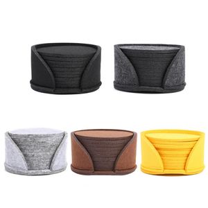 Outra decoração da casa veja a decoração da casa de casa 10pcs redonda montanha -russa Mesa de jantar Protetor Pad resistente a calor Copo de tape de café Drink caneca p dhrvs