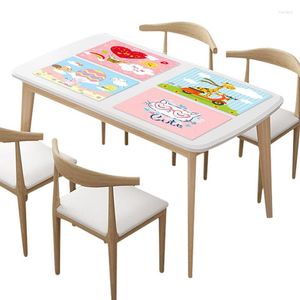 Tavolo tavolino per bambini Matro cartone animato piega impermeabile piega non slip-slip scantina protettrice di protezione per bambini decorazioni per tovaglie da pranzo