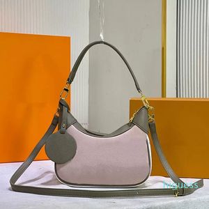 Omuz çanta Bagatelle Bag Kadın Çapraz Boşluklar Moda Mektup Baskı Monogra Emprente Deri Çıkarılabilir Omuz Kayışı Tahıl Cowhide Tek Tutamak