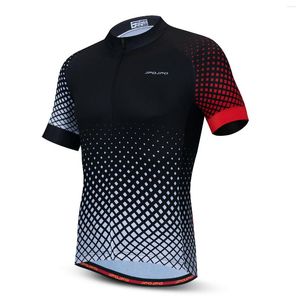 Giacche da corsa Maglia da ciclismo Pro Team Maglia da bici a maniche corte da uomo MTB Sport estivo Bicicletta Hombre Nera