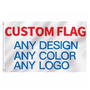 Пользовательские флаги для вечеринок x5ft Печать Баннер с вашим дизайнерским логотипом D Polyester Sports Advertising Club Breetoor Indoor Flags B1011