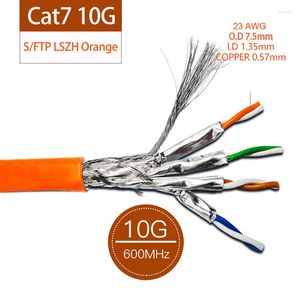 Cabos de computador Rede LAN Cable Gigabit CAT6 UTP FTP 10GBIT CAT6A CAT7 SFTP Instalação Fios de cobre sem oxigênio LSZH interno LSZH