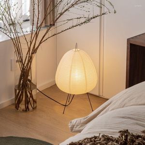 Stehlampen Japanische Reispapierlampe Dimmen Noguchi Tischlaterne Lampenschirm Schreibtisch Moderne Nachttischlampe für Wohnzimmer