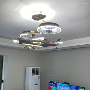 Pendant Lamps Children's Room Chandelier Boy Bedroom Modern Nordic Helicopter