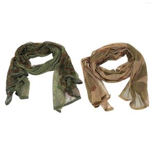 Bandanas Camo Scarf Face Veil Women Men Mask Bandana Net Head Wrap Scarves For Outdoor Activities Hunting Cycling Camping