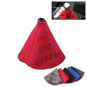 Innenzubehör Auto-Schalthebelmanschetten Racing Shifter Kofferraumabdeckung Bride Hyper Fabric Universal-Handknopf