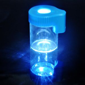 contenitore per tabacco bottiglia fumo accessorio plastica vetro scatola LED illuminata custodia bong dab rig