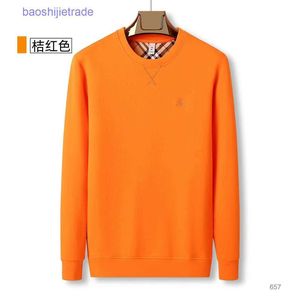 Designer Luxury Burbrey Hoodies Outlet Babao s B Family s Sweater Li Chao Men s High End High Weight Pure Cott