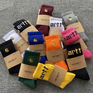 Towel socks for men and women 2022 fashion American brand Carhart embroidery new terry bottom gold standard simple letter color can be noted