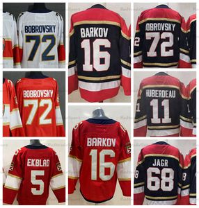 Maglia 2021 Reverse Retro 16 Aleksander Barkov Hockey''Nhl''Maglie Rosse 5 Aaron Ekblad 72 Sergei Bobrovsky 11 Jonathan Huberdeau 68 Jaromir Jagr Navy