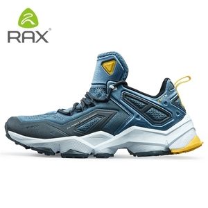 Rax Running Shoes Menwomen Sapatos esportivos ao ar livre tênis leves respiráveis ​​malha de ar anti -letra de borracha natural Antislip 220630