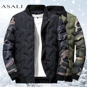 Mens Down Parkas Hooded Jacket Men Winter Casual Man Fleece Warm Thick Waterproof Coat Man Autumn Fashion Classic 221010