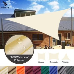 Shade 23365M Heavy Shade Sail Sun Canopy Cover Outdoor Trilateral Garden Yard Awnings Waterproof Car Sunshade Cloth Summer Canopy 221010