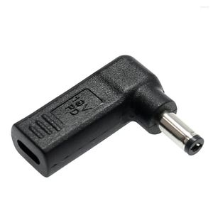 Datorkablar PD Type-C till 5,5 2,1 mm Power Adapter Connector GaN 19V Supply Plug 5.5x2.1mm DC-laddare