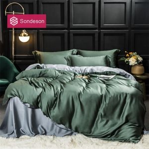 Клетки для постельных принадлежностей Sondeson Luxury 100% шелковая красавица наборы 25 шелковых пуховых одеял на комплект наборок с плоской листовой кровать
