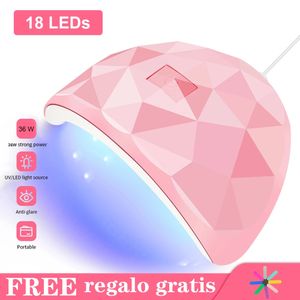 LED Nail Dryer UV Lights Lamp Beads Drying All Gel Polish USB Charge Professional Manicure Nails Lamp Equipment