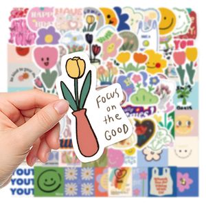 90PCS Mixed Skateboard Stickers Smiling Face For Car Laptop IPad Bicycle Motorcycle Helmet Guitar PS4 Phone Fridge DIY Decals PVC Water Bottle Sticker