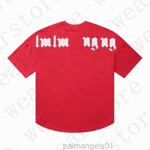 Herren T-Shirts Designer T-Shirts Sommer Fashion Mens Womens Hip Hop Plus Size Long Sleeve Palms Tops Luxus grafische Tees Kleidung kurz 63