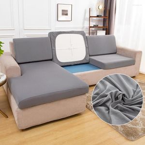 Крышка кресла с твердым цветом дивана сиденья подушка для оболочки оболочка эластичная угловая диван.