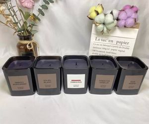 Premierlash Tobacco Vanille Candle Bougie Neutral Scented Perfumes Candles Fragrance Long Lasting Time Smell Fragrance Wax fast ship