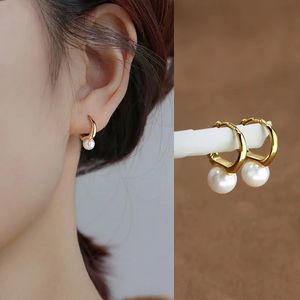Baumeln Kronleuchter Elegante Einfache Perle Ohrringe Für Frauen 2022 Neue Koreanische Stil Klassische Mode Schmuck