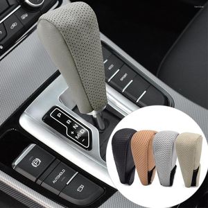 Interior Accessories Car Gear Shift Knob Cover 4 Collors Gearshift Case Automatic Transmission Handle Shifter Level Change Stick Protector