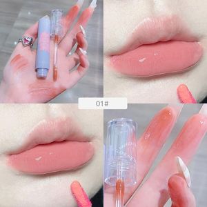 Lip Gloss Water Glaze Transparent Waterproof Glossy Liquid Lipstick Red Tint Not Sticky Oil Makeup