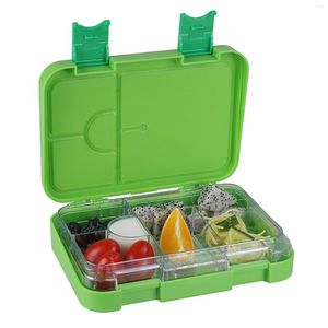 Set di stoviglie Scatola da pranzo portatile per bambini in età scolare Grado per adulti Picnic Bento Microonde con scomparti Contenitori per la conservazione