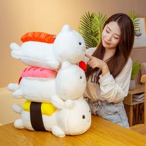 Animali di peluche Bambole di peluche 45CM Simpatici cuscini di peluche per bambole giapponesi di sushi