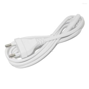 Computer Cables 1.5M Figure 8 C7 To EU Europe European 2 Pin Prong Round Laptop AC Adapter Power Cord White Cable