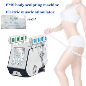 Protable EMS Vücut Muscesculpt Zayıflama Makinesi Kas şekillendirme kas eğitmeni vücut şekillendirme şeftali kalça kilo kaybı yağ güzellik ekipmanlarını azaltın