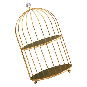 Hooks Makeup Stand Stand Creative Birdcage kształt ciasto domowe babeczki do wystroju