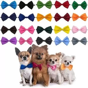 Pet Dog Apparel Bow Ties Collar Adjustable Cat Bows Ties Neck Grooming Accessories