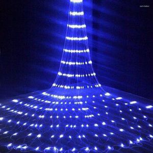 Strängar LED Night Lamp Water Curtain Lights For Outdoor Holiday Christmas Shopping Malls Decoration Waterfall String String