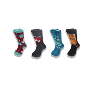 Erkek Socks Street Style Hiphop Kişiselleştirilmiş Yenilik Korku Çorbası Erkekler Garip Komik Stil Erkekler Çoraplar Komik Sonbahar Kış Pamuk Sıcak Çorap T221011