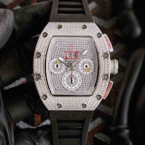 고급 남성 기계식 시계 비즈니스 레저 RM011 자동 풀 드릴 케이스 테이프 트렌드 스위스 운동 손목 시계