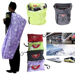 Stroller Parts Foldable Train Plane Travel Practical Umbrella Pram Trolley Storage Bag Buggy Backpack Baby Dust Cover Case