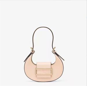 Crescent Cookie Bag Handbags Purse Crossbody Shoulder Bags Axillary Bag Genuine Leather Small Tote Palin Wallets Removable
