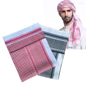 Bandanas Islamic Keffiyeh Arab Scarf Shawl For Men Muslim Traditional Costumes Accessories Turban Praying Hat Plaid Head