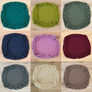 Chair Covers Spandex Stretch Elastic Hood Seat Dining Room El Bar Stool Wedding Banquet Decor Washable Slipcover