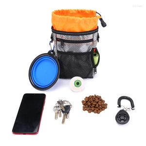 Coprisedili per auto per cani Pet Puppy Obedience Agility Bait Training Treat Food Pouch Belt Bags Trasporta facilmente giocattoli Crocchette Dolcetti