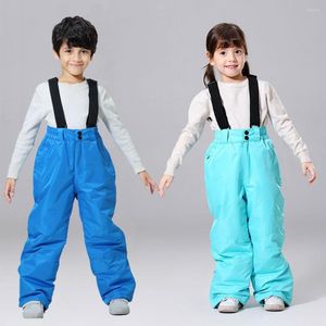 Skihose Ski Kinder Jungen und Mädchen Outdoor verdicken winddicht wasserdicht warm Schnee Kinder Hosen Winter Snowboard