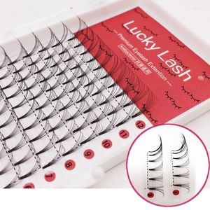 Ciglia finte Lucky Lash Permade Fans Mega 3-5D-10D Sharp Thin Pointy Base Premade Volume per le estensioni delle ciglia