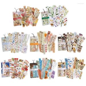 Presentf￶rpackning 30 stycken/pack scrapbooking stikcers set party inbjudning kortdekor som g￶r material journaling bakgrund klisterm￤rken